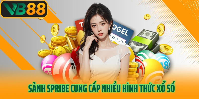 Sảnh Spribe cung cấp nhiều hình thức xổ số